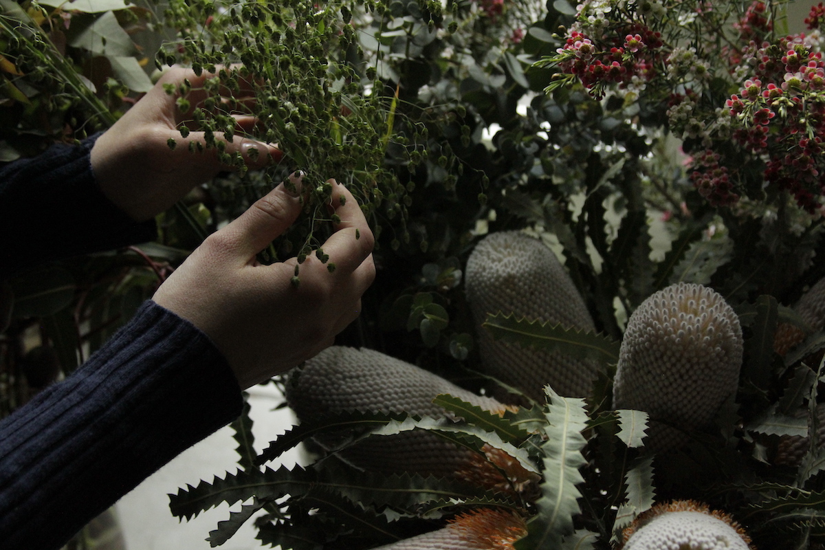 I perceive flowers as a texture