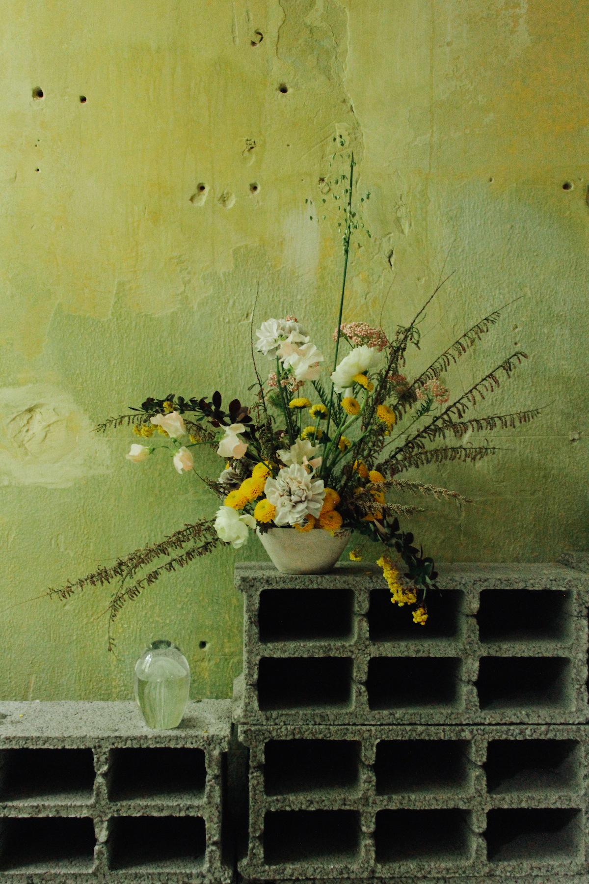 I perceive flowers as a texture